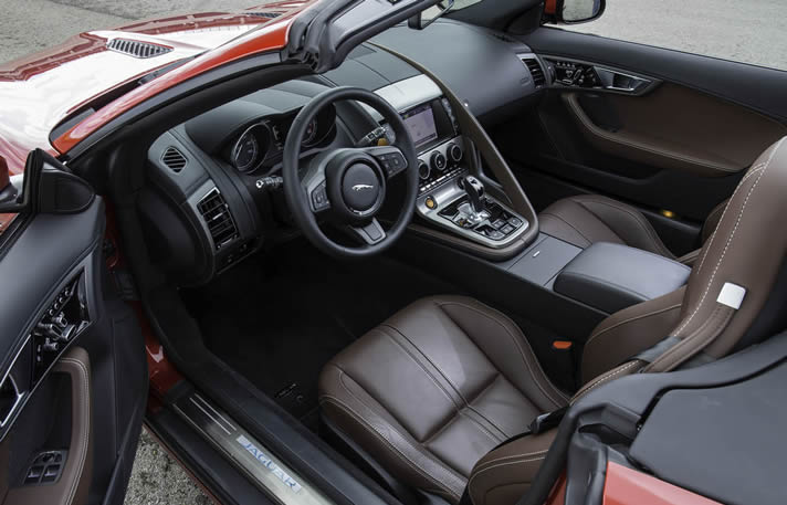 Jaguar F-Type S inside